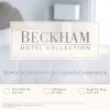 imageBeckham Hotel Collection 1300 Series  All Season  Luxury Goose Down Alternative Comforter  FullQueen  Gray