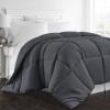 imageBeckham Hotel Collection 1300 Series  All Season  Luxury Goose Down Alternative Comforter  FullQueen  Gray