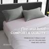 imageBeckham Hotel Collection Bed Pillowcases Cotton ampamp Cooling King Dark Gray