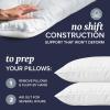 imageBeckham Hotel Collection Bed Pillows StandardQueen Size Set of 2  Original Soft Down Alternative Pillow for Sleeping  Soft Support for Back Stomach or Side SleepersWhite