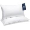 imageBeckham Hotel Collection Bed Pillows StandardQueen Size Set of 2  Original Soft Down Alternative Pillow for Sleeping  Soft Support for Back Stomach or Side SleepersWhite
