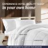 imageBeckham Hotel Collection Bed Pillows StandardQueen Size Set of 2  Original Soft Down Alternative Pillow for Sleeping  Soft Support for Back Stomach or Side SleepersWhite