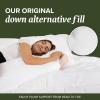 imageBeckham Hotel Collection Customizable Body Pillow with Soft Extra Fill  Cotton Shell ampamp Soft Down Alternative Fill  20quotx54quot  Body Pillow Insert for Sleeping ampamp Reading  Long Pillow For Side Sleepers