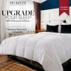 imageBeckham Hotel Collection FullQueen Size Comforter  1600 Series Down Alternative Home Bedding ampamp Duvet Insert  CreamCream