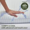 imageBeckham Hotel Collection Summer Sanctuary Queen Pillow  Cooling Qmax Adjustable Down Alternative Pillow wExtra Fill Ideal for Side Back Stomach SleepersQueenStandard Size