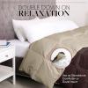 imageBeckham Luxury Linens Reversible Hypoallergenic Hotel Collection Goose Down DuvetGrayWhite