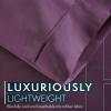 imageHC COLLECTION Bed Sheets Set Queen with 2 Pillowcases Hotel Luxury Platinum 1800 Series Brushed Microfiber Deep Pocket Fitted Sheet Fade Resistant Ultra Soft 4 Pcs Bedding for Hot Sleepers Ice Blue09  Purple