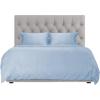 imageHotel Sheets Direct 3 Piece Queen Size Duvet Cover Set 100 Viscose Derived from Bamboo Comforter Cover with 2 Pillow Shams MoistureWicking Silky Soft Texture Cooling Breathable Easy Care GrayLight Blue