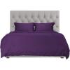 imageHotel Sheets Direct 3 Piece Queen Size Duvet Cover Set 100 Viscose Derived from Bamboo Comforter Cover with 2 Pillow Shams MoistureWicking Silky Soft Texture Cooling Breathable Easy Care GrayPurple