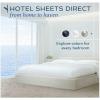 imageHotel Sheets Direct 4 Piece Bed Sheet Set Queen Size 100 Viscose Derived from Bamboo Sheets Set with 2 Pillowcases Cooling ampamp Breathable Luxury Bedding MoistureWicking ampamp Silky Soft Texture White02  Light Gray