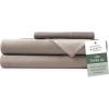imageHotel Sheets Direct 4 Piece Bed Sheet Set Queen Size 100 Viscose Derived from Bamboo Sheets Set with 2 Pillowcases Cooling ampamp Breathable Luxury Bedding MoistureWicking ampamp Silky Soft Texture White05  Sand