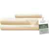 imageHotel Sheets Direct 4 Piece Bed Sheet Set Queen Size 100 Viscose Derived from Bamboo Sheets Set with 2 Pillowcases Cooling ampamp Breathable Luxury Bedding MoistureWicking ampamp Silky Soft Texture White08  Light Yellow
