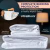 imageUltrablock Mattress Bags for Moving or Storage  6 Mil Plastic Cover Tear and Puncture Resistant NonSlip Grip Extra Thick Queen Size Bag