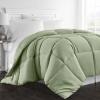 imageBeckham Hotel Collection 1300 Series  All Season  Luxury Goose Down Alternative Comforter  QueenFull  Sage