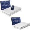imageBeckham Hotel Collection Bed Pillowcases Cotton ampamp Cooling Queen White
