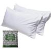 imageBeckham Hotel Collection King Size Pillow Protector 2 Pack with Zipper Soft and Breathable Cotton Pillow Protector CoversKing