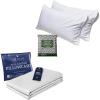 imageBeckham Hotel Collection King Size Pillow Protectors ampamp Cotton Pillowcases  Set of 2