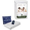 imageBeckham Hotel Collection Mattress Pad ampamp Cotton Pillowcases Queen White