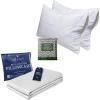 imageBeckham Hotel Collection Queen Size Pillow Protectors ampamp Cotton Pillowcases  Set of 2