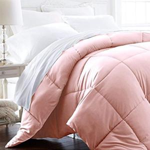 image1600 Series Lightweight Goose Down Alternative Comforter FullQueen  Navy BluePink