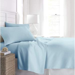imageBeckham Hotel Collection Queen Fitted Sheet Set of 2 Sheets with Deep Pockets Sky Blue