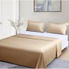imageBeckham Hotel Collection Cal King Sheet Set 100 Cotton 500TC Luxury Sateen Bedding 16 Deep Pocket MoistureWicking 4Piece Sand04  Sand