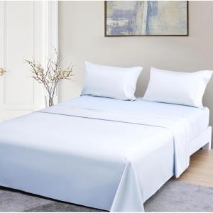 imageBeckham Hotel Collection Cal King Sheet Set 100 Cotton 500TC Luxury Sateen Bedding 16 Deep Pocket MoistureWicking 4Piece Sand01  White