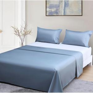 imageBeckham Hotel Collection Cal King Sheet Set 100 Cotton 500TC Luxury Sateen Bedding 16 Deep Pocket MoistureWicking 4Piece Sand03  Dark Gray