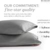 imageBeckham Hotel Collection Summer Sanctuary Queen Pillow amp Cotton Pillowcases Dark Gray