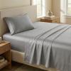 imageBeckham Hotel Collection Twin XL Size Mattress Pad amp Dark Gray Cotton Sheet Set Deep Pocket All Season Use