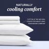 imageBeckham Hotel Collection Cotton Sheets Full Size 4Piece Set with Mattress Protector White