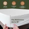 imageBeckham Hotel Collection Mattress Protector  HotelGrade Viscose Blend Silent Waterproof Protection That Preserves Mattress Feel QueenTwin XL