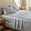imageBeckham Hotel Collection Queen Size Mattress Pad amp Gray Cotton Sheet Set Deep Pocket All Season Use