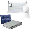 imageBeckham Hotel Collection Summer Sanctuary Queen Pillow amp Cooling Pillowcases Dark Gray