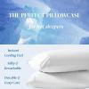 imageBeckham Hotel Collection Cooling Pillowcases for Hot Sleepers StandardQueen Cool Touch Pillow Cases White 4 Pieces01  White