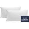 imageBeckham Hotel Collection Cooling Pillowcases for Hot Sleepers StandardQueen Cool Touch Pillow Cases White 4 Pieces01  White
