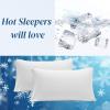imageBeckham Hotel Collection Cooling Pillowcases for Hot Sleepers StandardQueen Cool Touch Pillow Cases White 4 Pieces01  White