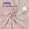 imageBeckham Hotel Collection Silk Pillow Case with Zipper 100 Mulberry Silk Pillowcase for Hair amp Skin 22 Momme 6A Grade OekoTEX Certified 1PC Queen Cherry PinkCherry Pink