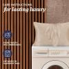 imageBeckham Hotel Collection Silk Pillow Case with Zipper 100 Mulberry Silk Pillowcase for Hair amp Skin 22 Momme 6A Grade OekoTEX Certified 1PC Queen Cherry PinkChampagne