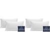 imageBeckham Hotel Collection Cooling Pillowcases for Hot Sleepers StandardQueen Cool Touch Pillow Cases White 4 Pieces01  White