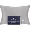 imageBeckham Hotel Collection Silk Pillow Case with Zipper 100 Mulberry Silk Pillowcase for Hair amp Skin 22 Momme 6A Grade OekoTEX Certified 1PC Queen Cherry PinkSilver Cloud