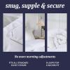 imageBeckham Hotel Collection Feather Down Comforter  All Season Duvet Insert with Baffle Box Construction 400 Thread Count Cotton Blend Responsibly Sourced Down FullQueenKingCal King