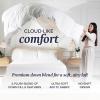 imageBeckham Hotel Collection Feather Down Comforter  All Season Duvet Insert with Baffle Box Construction 400 Thread Count Cotton Blend Responsibly Sourced Down FullQueenFullQueen