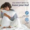 imageBeckham Hotel Collection King Size Memory Foam Adjustable Fill Bed Pillows Set of 2  Cooling Shredded Foam Pillow for Back Stomach or Side Sleepers Pack of 2