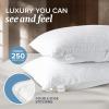 imageBeckham Hotel Collection King Size Memory Foam Adjustable Fill Bed Pillows Set of 2  Cooling Shredded Foam Pillow for Back Stomach or Side Sleepers Pack of 2