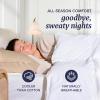 imageBeckham Hotel Collection Pillows with 2 Silk Pillowcases for Hair amp Skin 22 Momme 6A Grade Mulberry Silk King Champagne