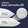 imageBeckham Hotel Collection Pillows with 2 Silk Pillowcases for Hair amp Skin 22 Momme 6A Grade Mulberry Silk King Ivory
