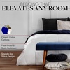 image:imageBeckham Hotel Collection King Bedding Set  Slate Gray KingCal King Comforter amp 2 Queen Pillow Protectors  AllSeason Luxury amp Pillow Protection Bundle