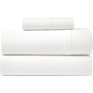 image:imageBeckham Hotel Collection Twin 3 Piece Cooling Sheet Set for Hot Sleepers Silky Soft Breathable amp Cooling  Summer Bed Sheets  Fits Mattress Up to 16 Deep Pockets  Wrinkle amp Fade Free White