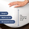 image:imageQueen Size 4 Piece Sheet Set  Comfy Breathable amp Cooling Sheets  Hotel Luxury Bed Sheets for Women amp Men  Deep Pockets EasyFit Extra Soft and Wrinkle Free Sheets  White OekoTex Bed Sheet Set
